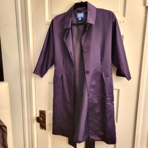 Simply Vera Vera Wang Plum Dress Coat